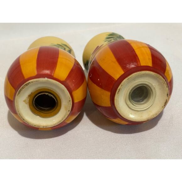 Southern Living "Siena" by Gail Pittman Hand-Painted Salt and Pepper Shaker Set - Picture 4 of 7